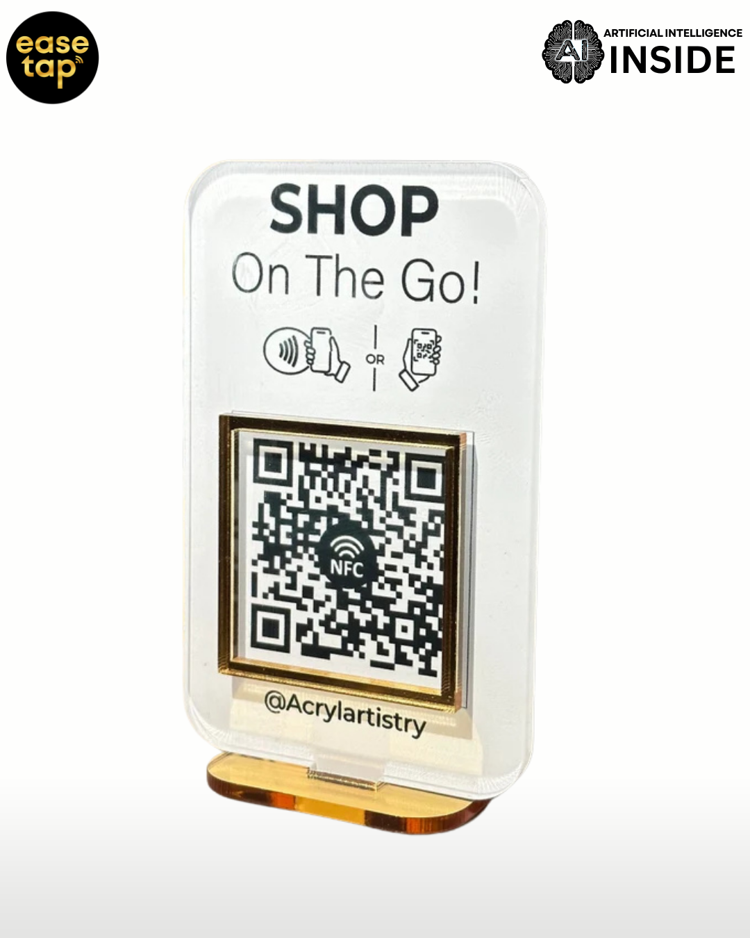 EASETAP 1 QR STANDEE