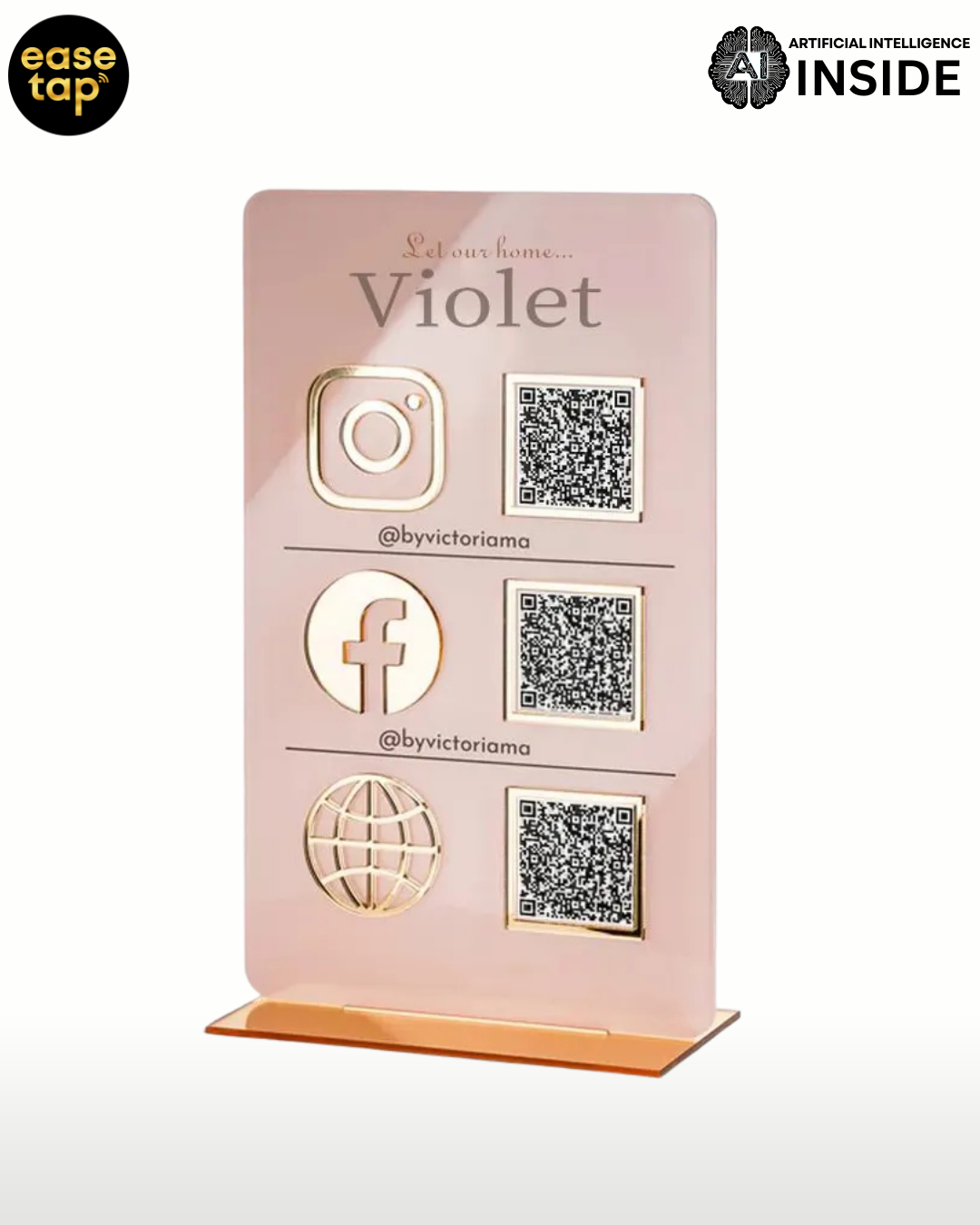 EASETAP 3 QR STANDEE