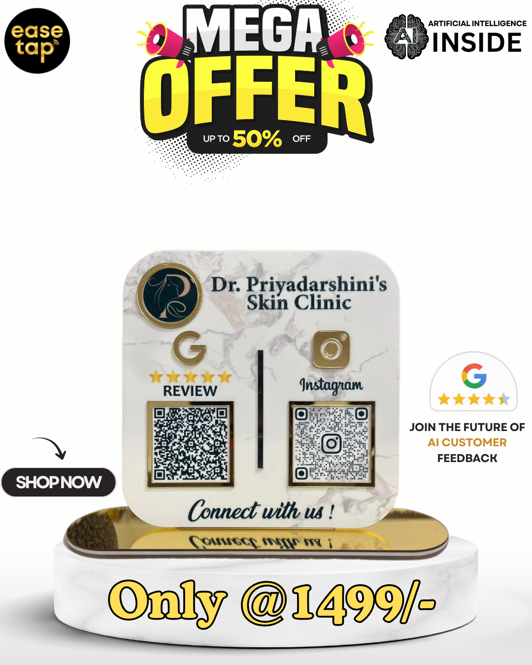 EASETAP 2 QR STANDEE