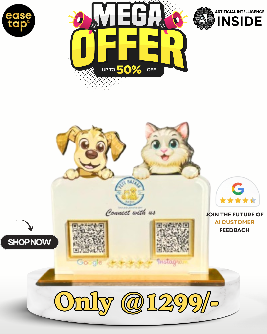 EASETAP 2 QR STANDEE