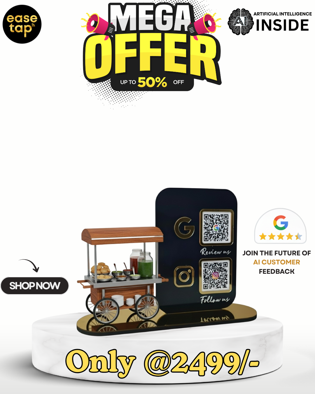 EASETAP 2 QR STANDEE
