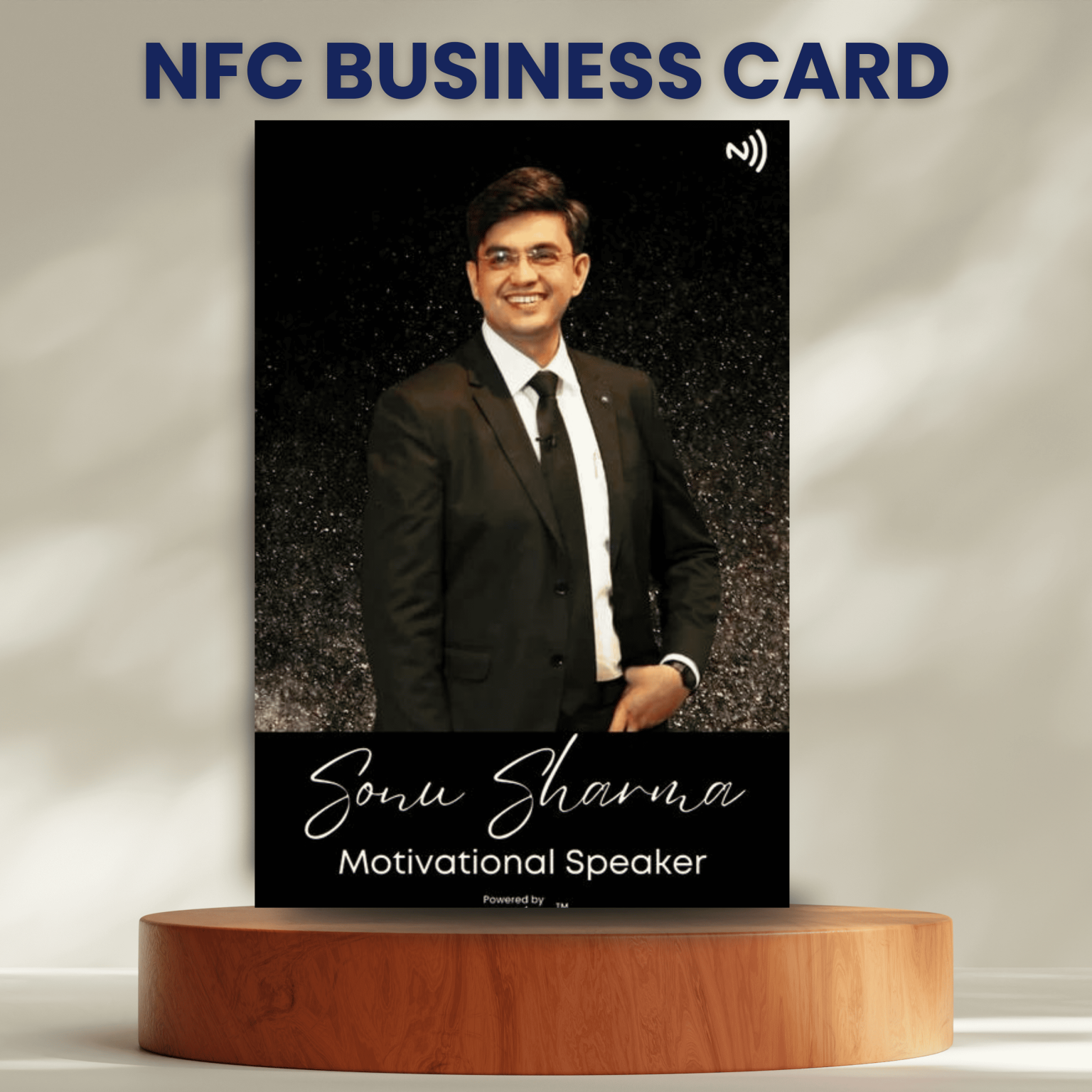 Digital Business Card with NFC Feature Tap and Scan